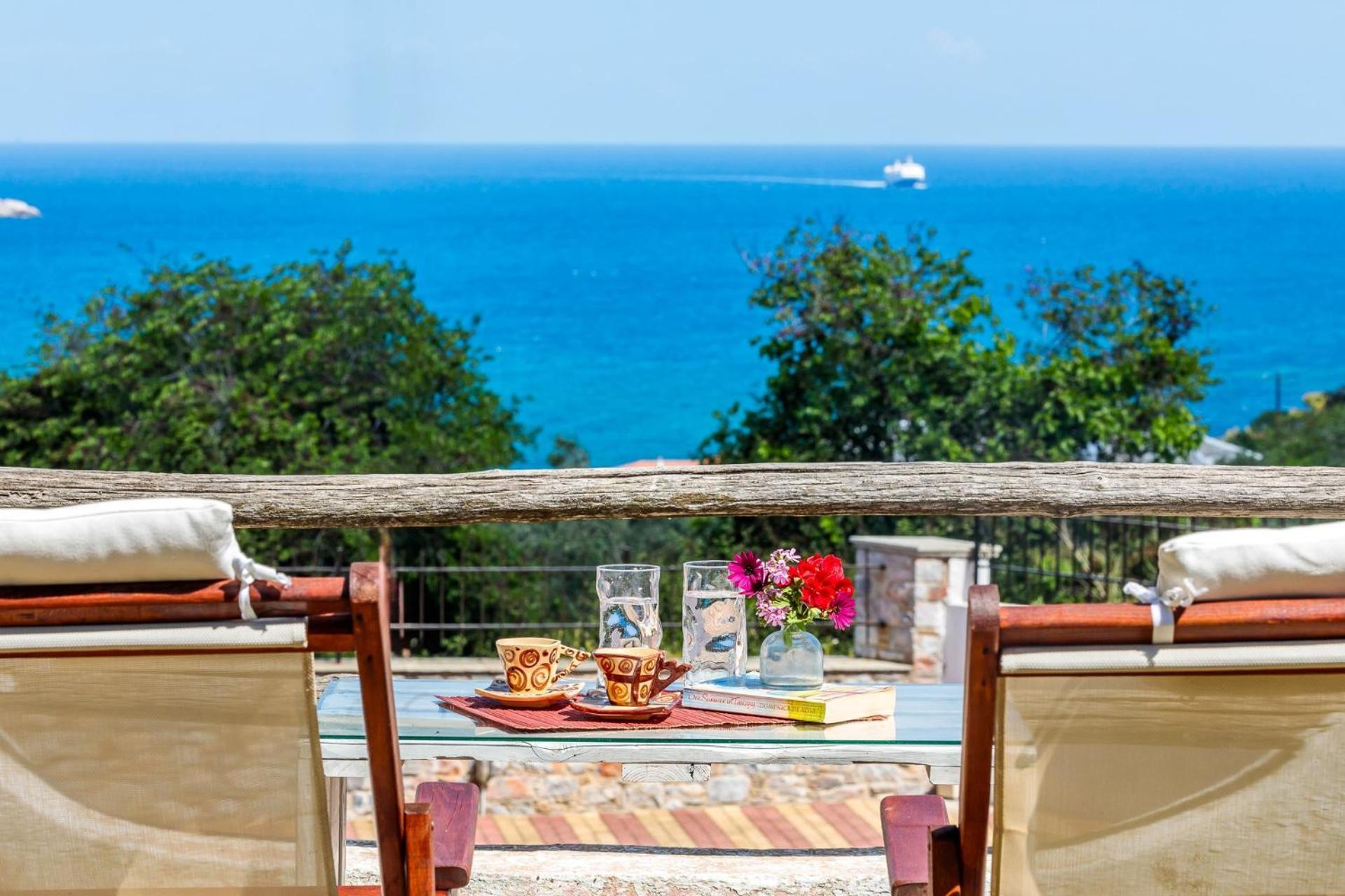 Naiades sea view quiet&luxurius apartments Skopelos Exterior foto